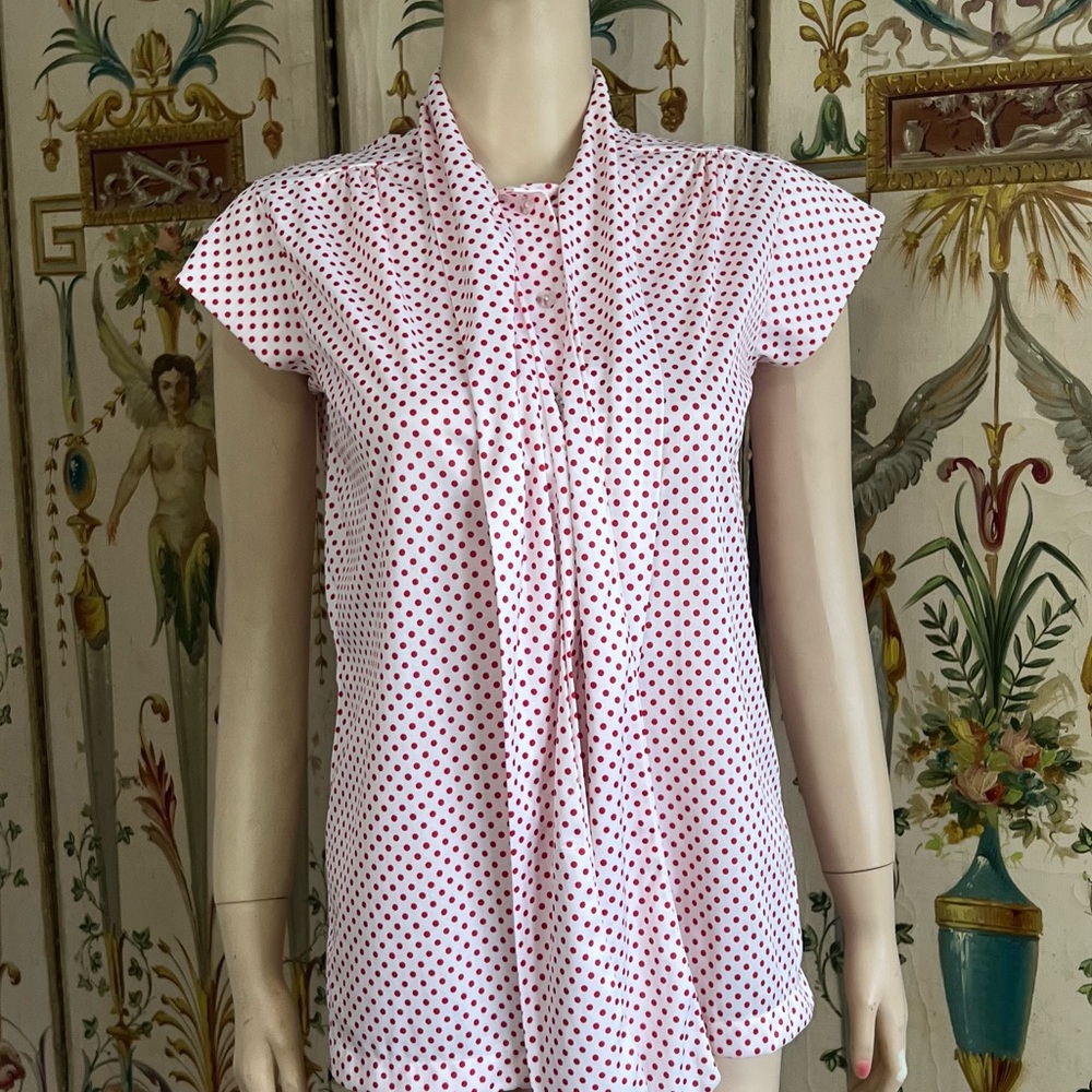 VINTAGE PUSSYBOW SECRETARY BLOUSE.